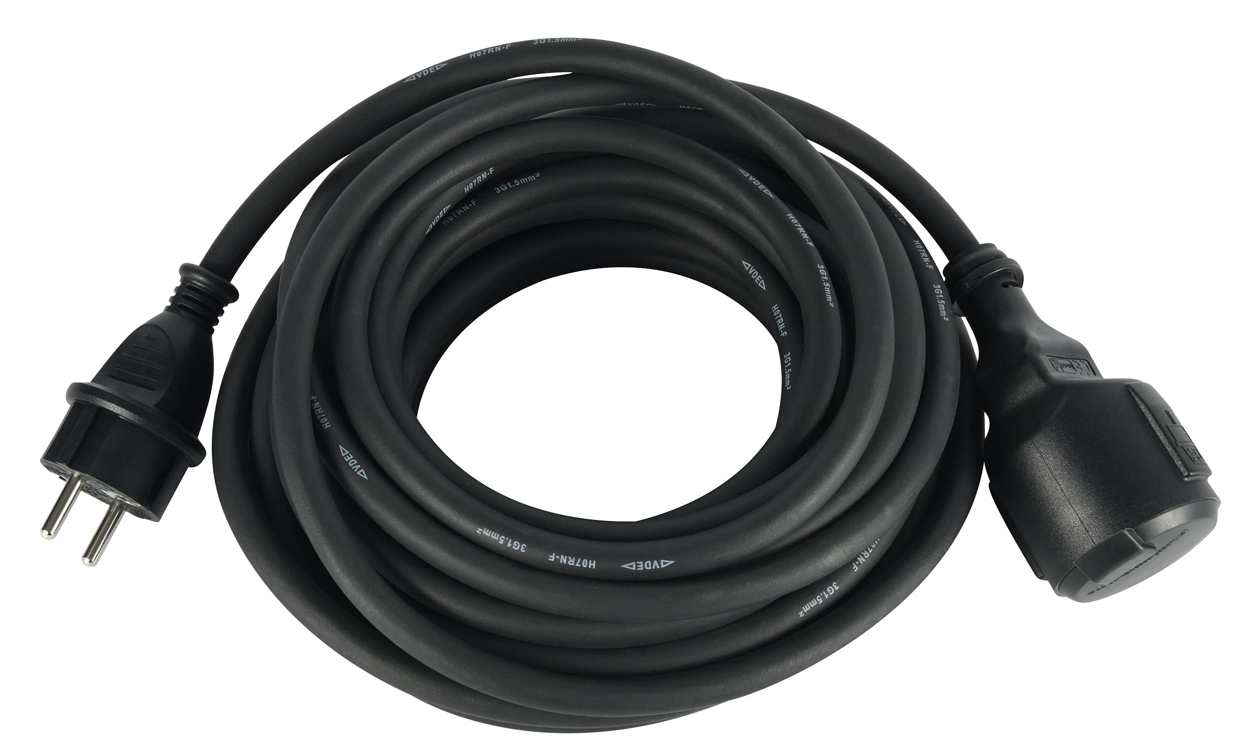 Prolunga Industriale Electraline 10m | Gomma H07RN-F | 2 Prese IP44 | Per Camper E Cantieri - Foto 8