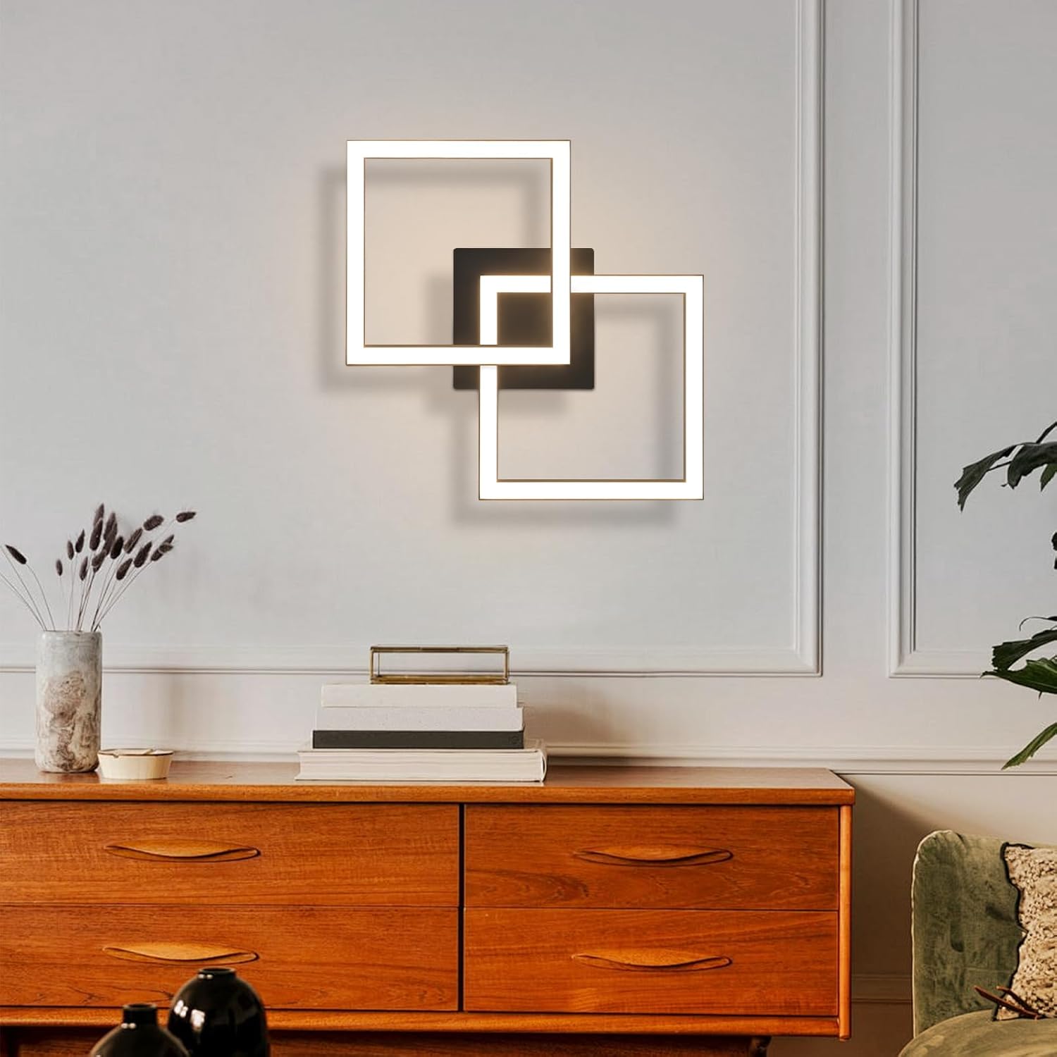 ZMH Nowoczesna lampa sufitowa LED 24 W do sypialni i przedpokoju – elegancki i wydajny design - 3