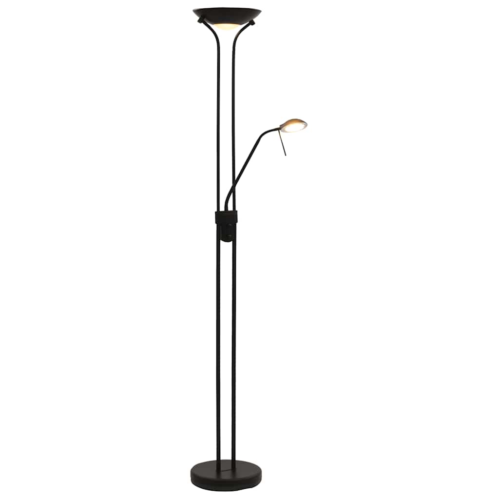 Vidaxl Lámpara Led De Pie Regulable 23 W Blanca/Negro/Blanco , Leroy Merlin