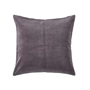 Homescapes Copricuscino in velluto Grigio scuro, 30 x 50 cm | Leroy Merlin