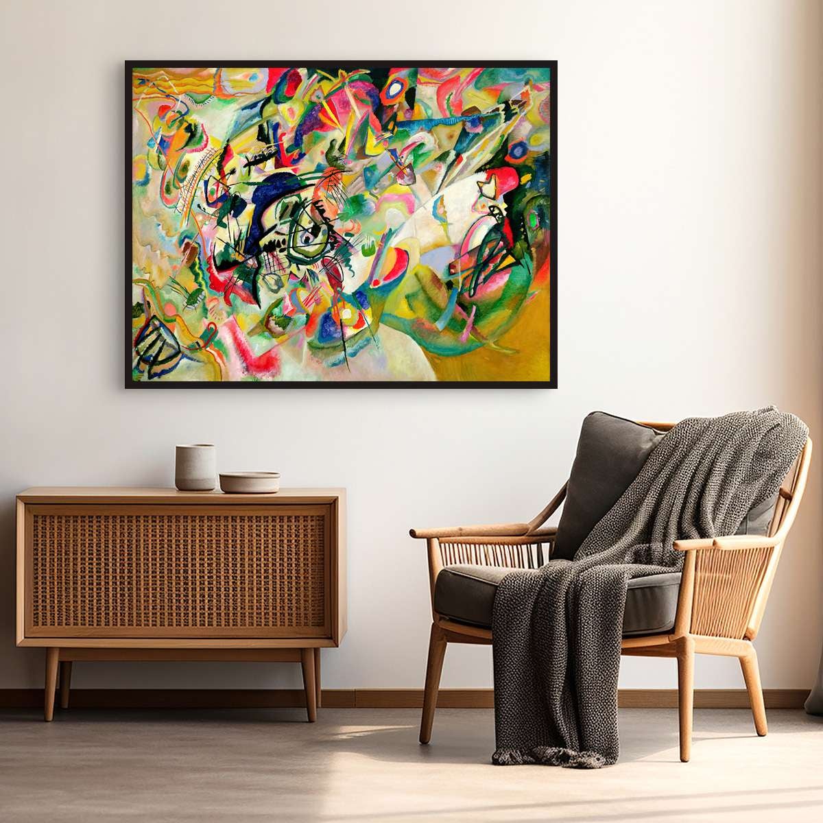 Poster Kandinsky, Composizione 7 (stampa su carta, 40x30 cm, senza cornice) - 2