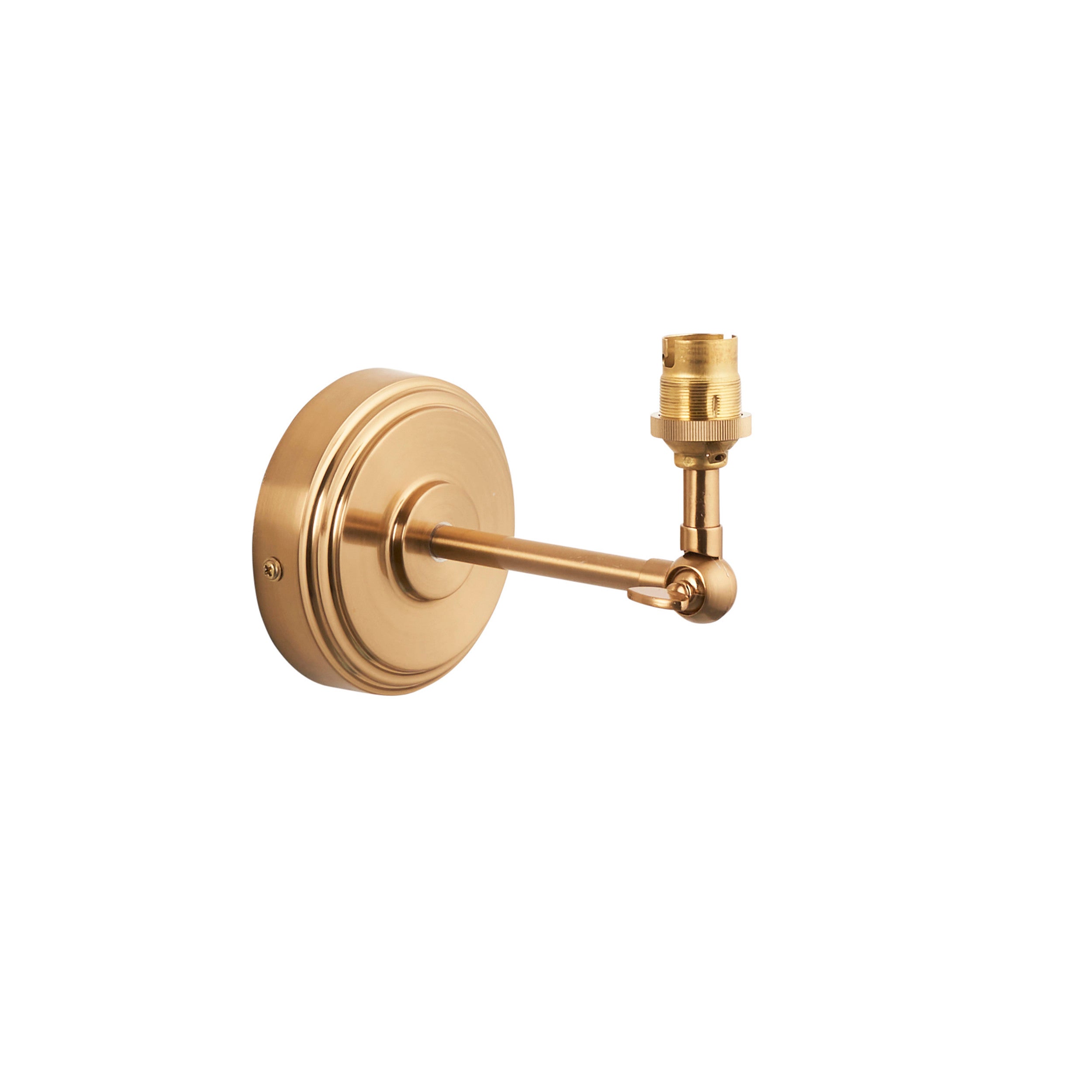 Kinkiet STEP WING mosiężny szczotkowany 1xB22x60W metal wym:14,3x10x16,2cm IP20 Endon