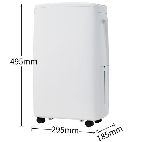 Desumidificador Silencioso 12L para Espaços de 20-40㎡, Funcionamento Silencioso,Reservatório de 1.5L,Temporizador 24h,Função de Secagem de Roupa - 3