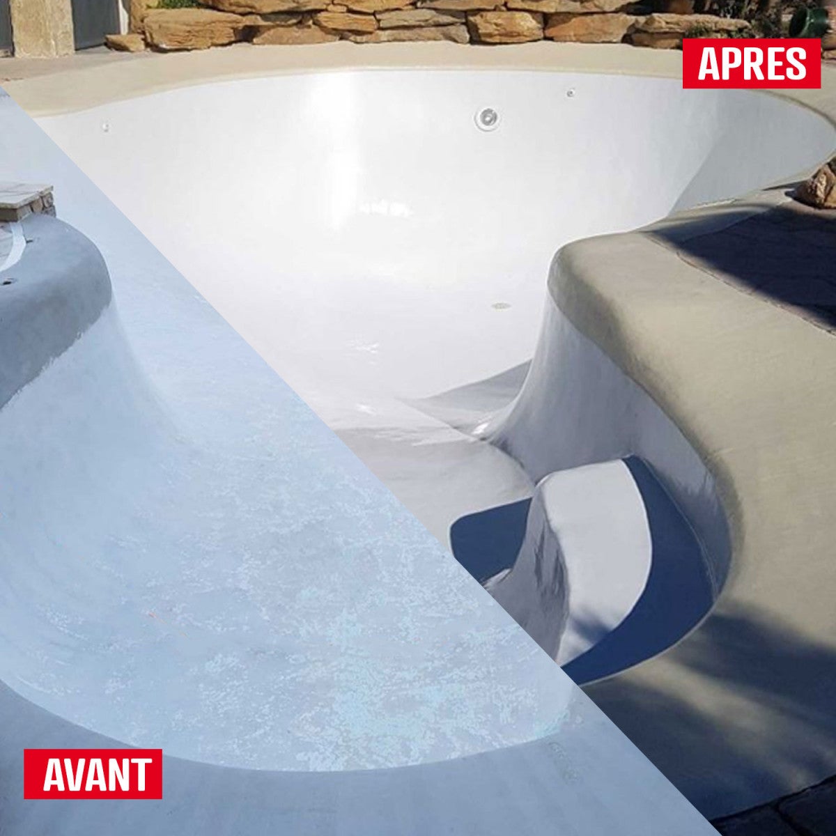 Pittura per piscine e vasche in vetroresina - ARCAPOOL - 175 - 20 kg (fino a 65m² in 2 strati) Bianco Perla - RAL 1013 - ARCANE INDUSTRIES - 6