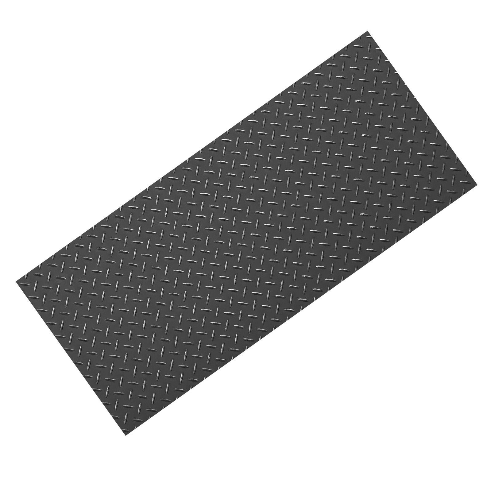 Alfombra de garaje en rollo succebuy de 2,28 x 5,2 m, revestimiento de pvc antideslizante de 2,2 mm de grosor y dibujo texturizado, color negro.