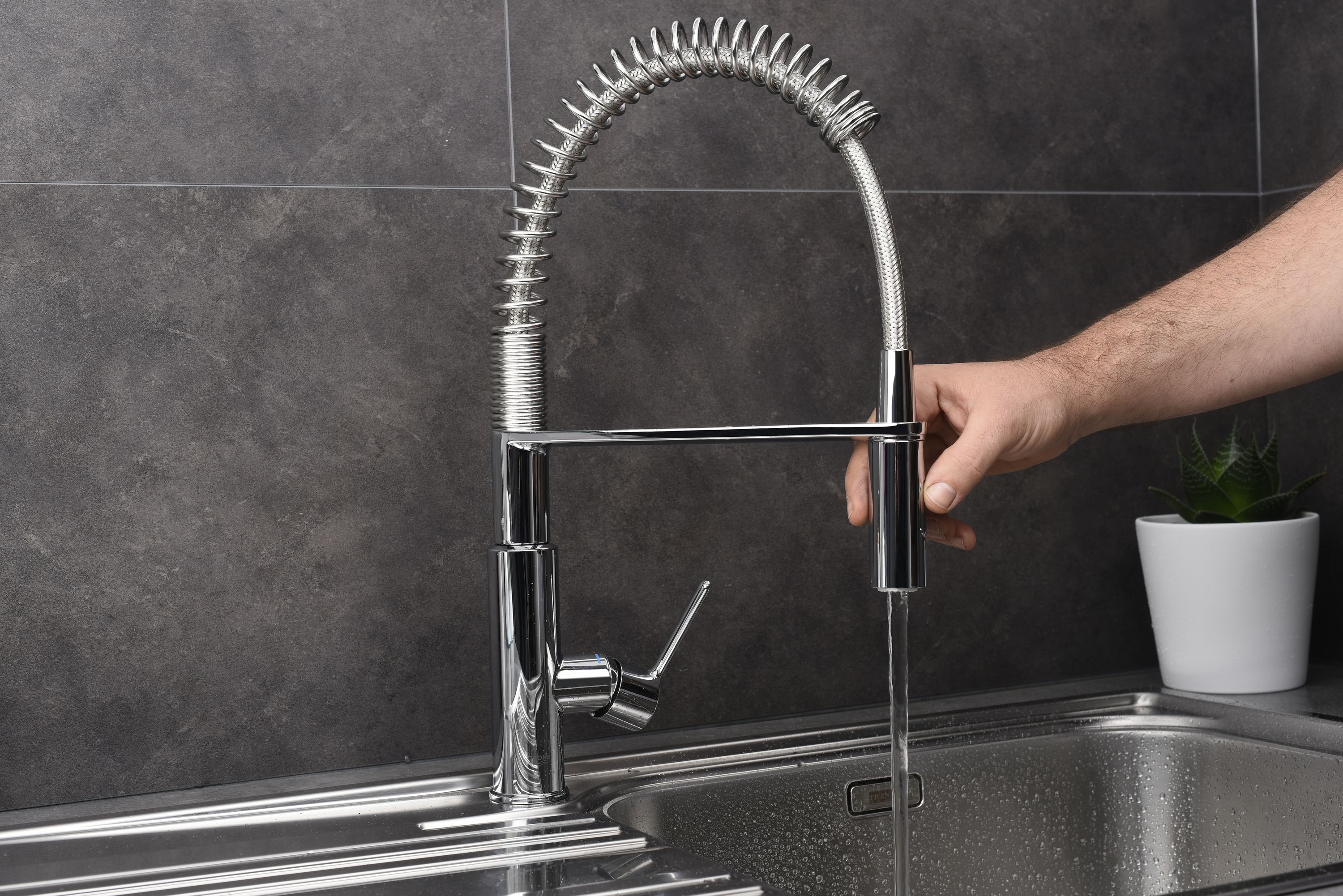 Bateria kuchenna GET 30361000 Szary GROHE - 5