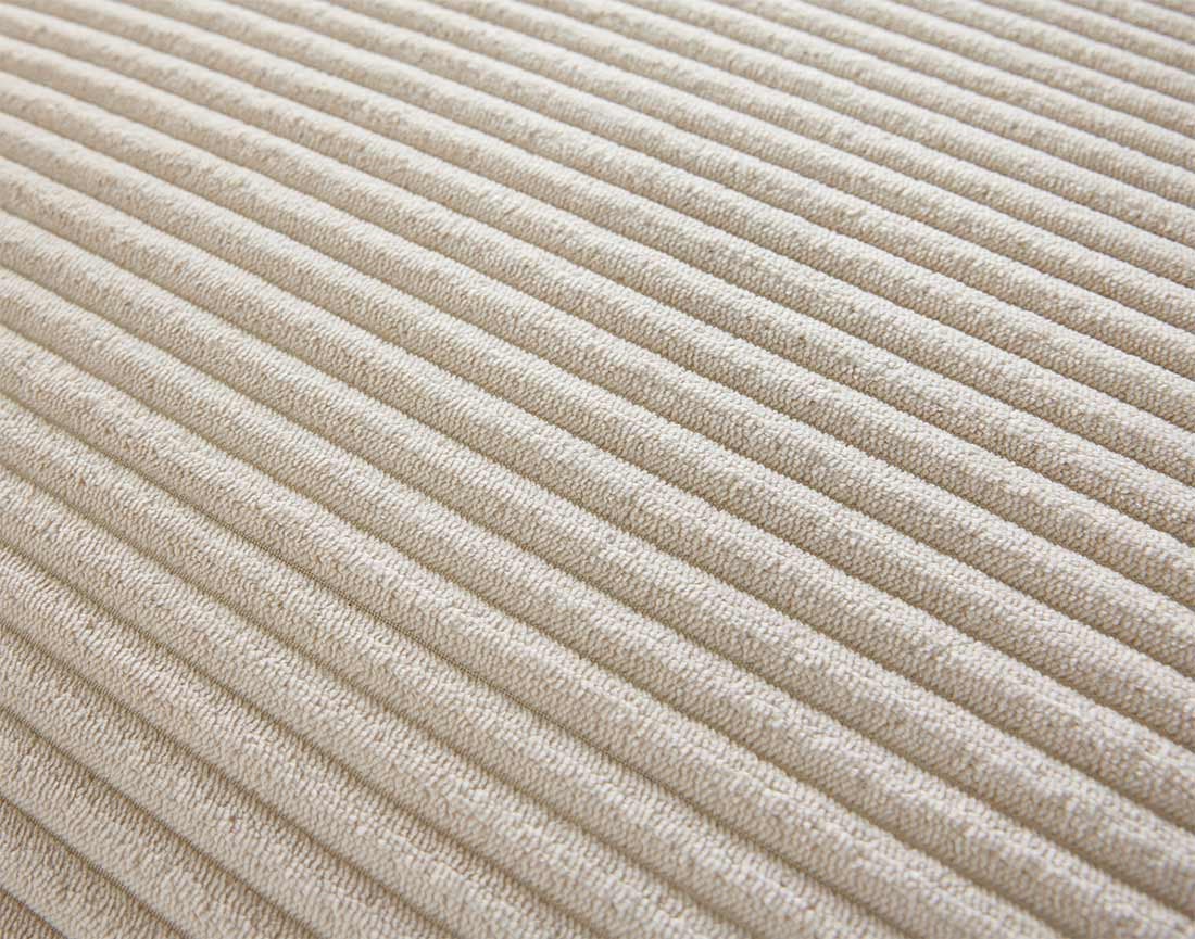 Canapé modulable 8 places angle droit en velours côtelé beige - GARANCE - Best Mobilier - 8
