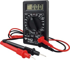 Multimetro elettronico, DT-266 Digital LCD Clamp Meter Amperometro portatile Voltmetro Strumento di misurazione