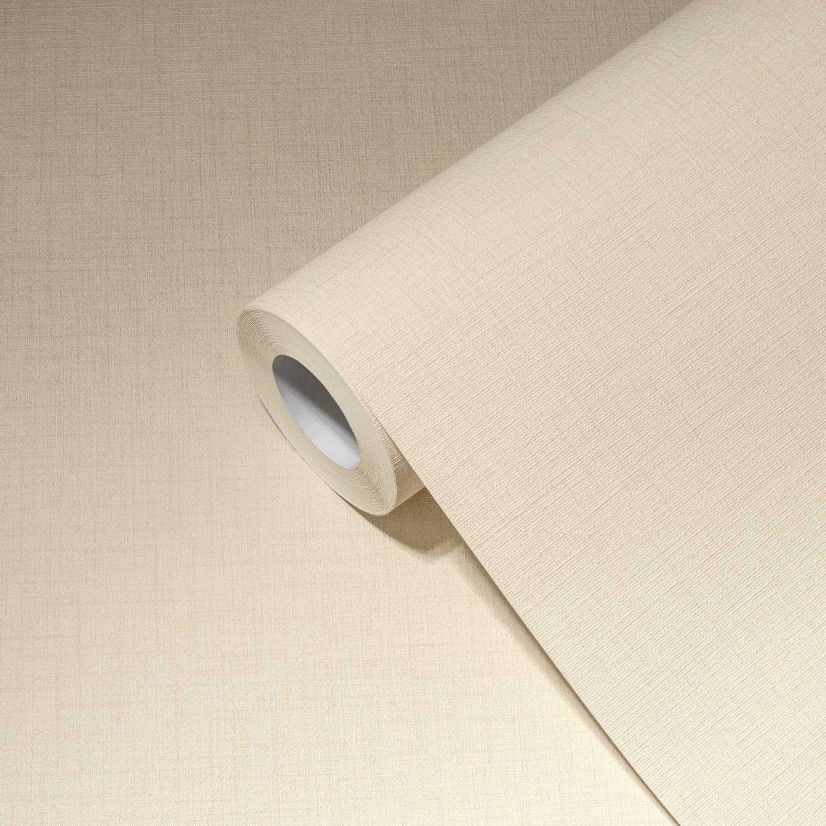 Tapeta zwykły kremowym - 53 cm x 10.05 m - LIVINGWALLS