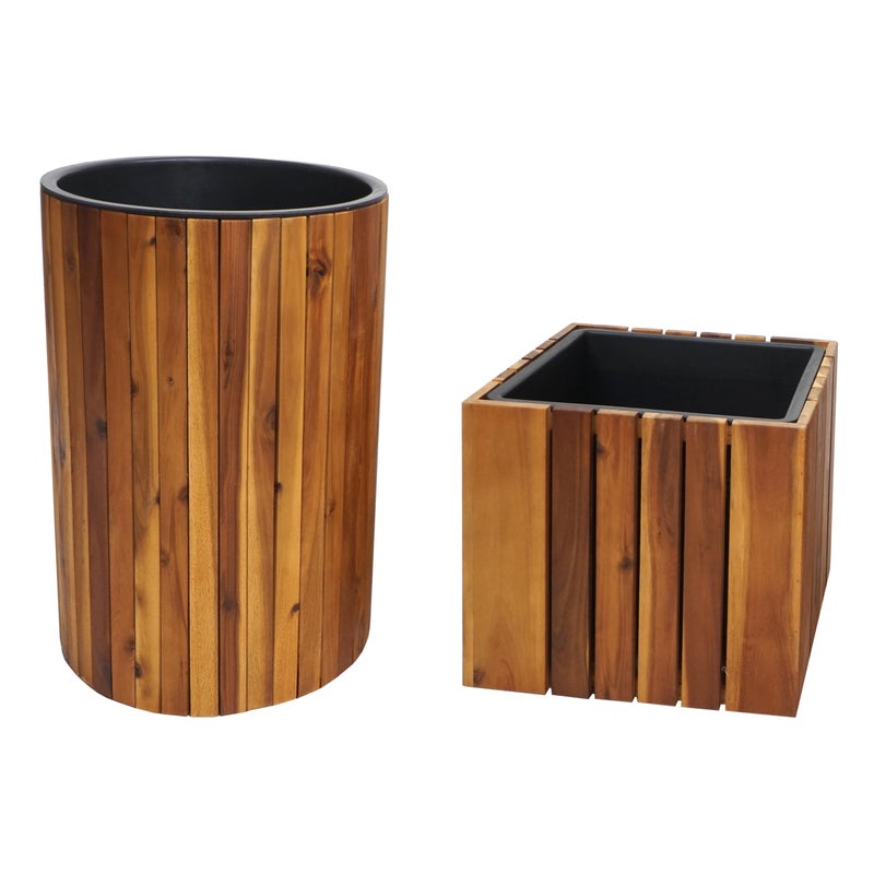 Zestaw 2 sztuk skrzynek na rośliny HWC-L24,