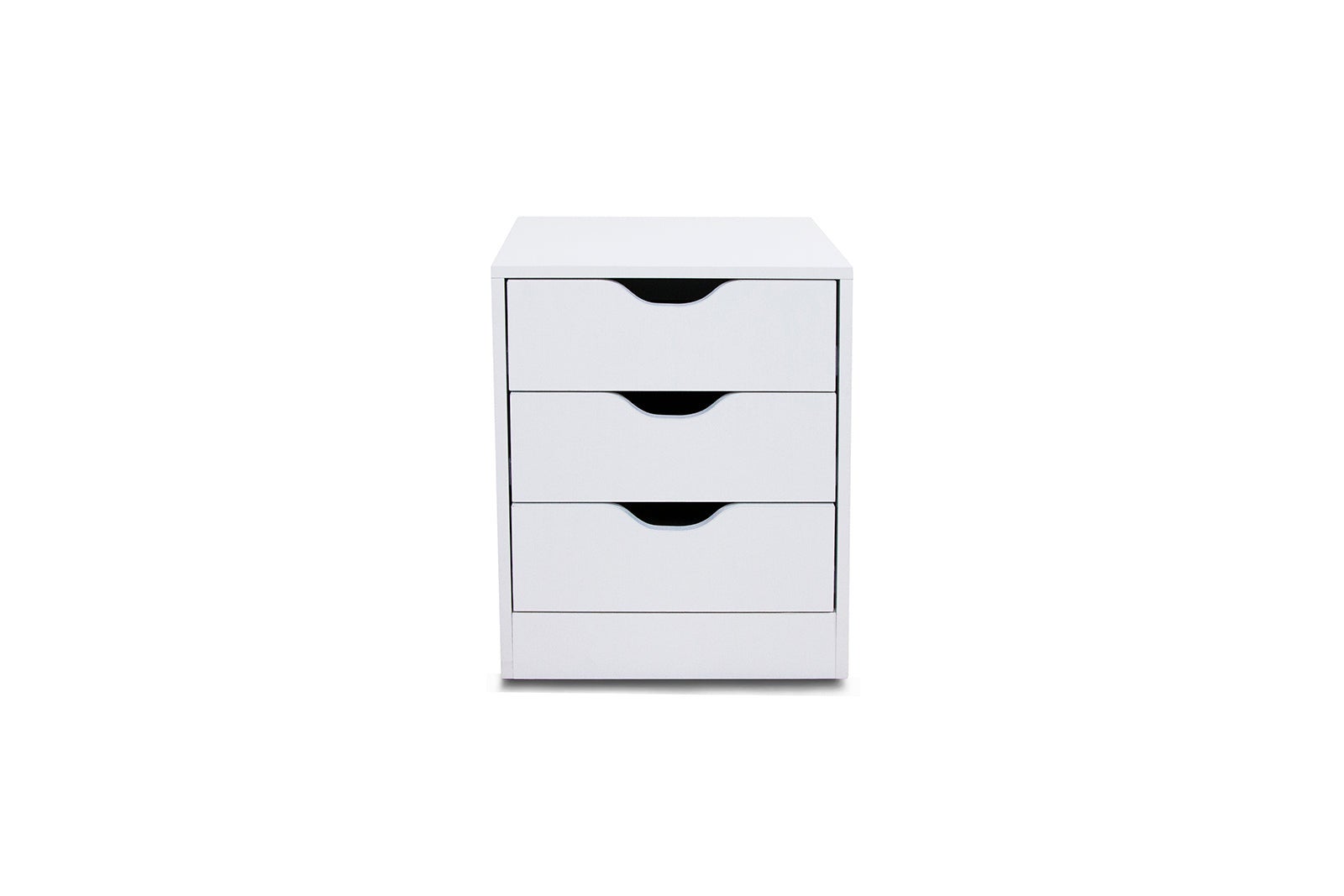 Mesita de Noche Trillo 3 Cajones Blanco 50x40 cm - 3