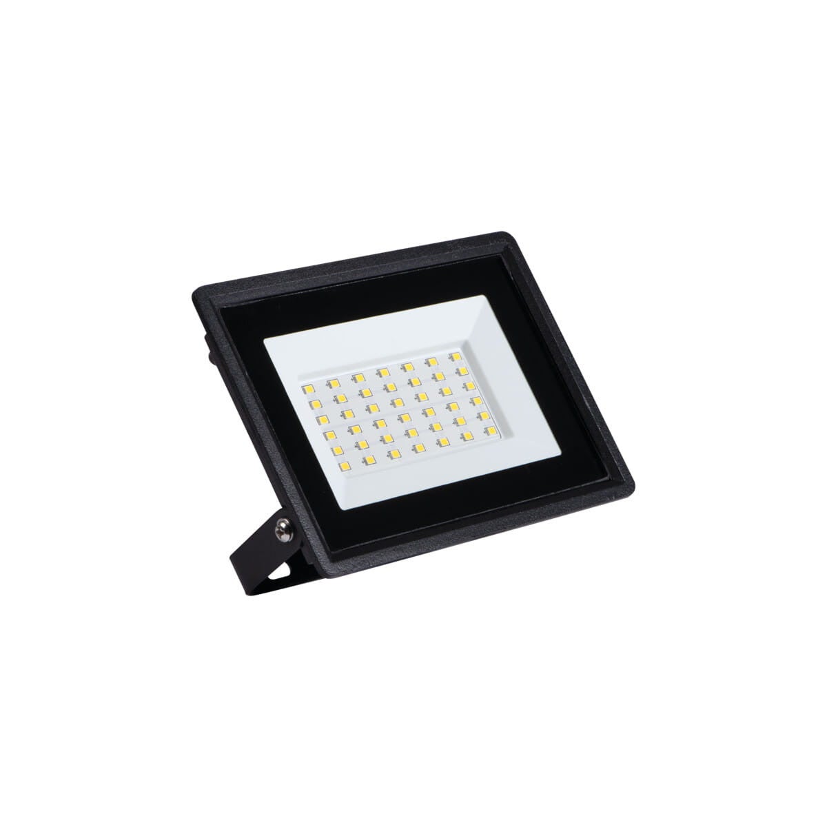 Naświetlacz halogen GRUN LED 30W Neutralna biel 2650lm czarny wym:12,2x15x2,7cm IP65 Miledo