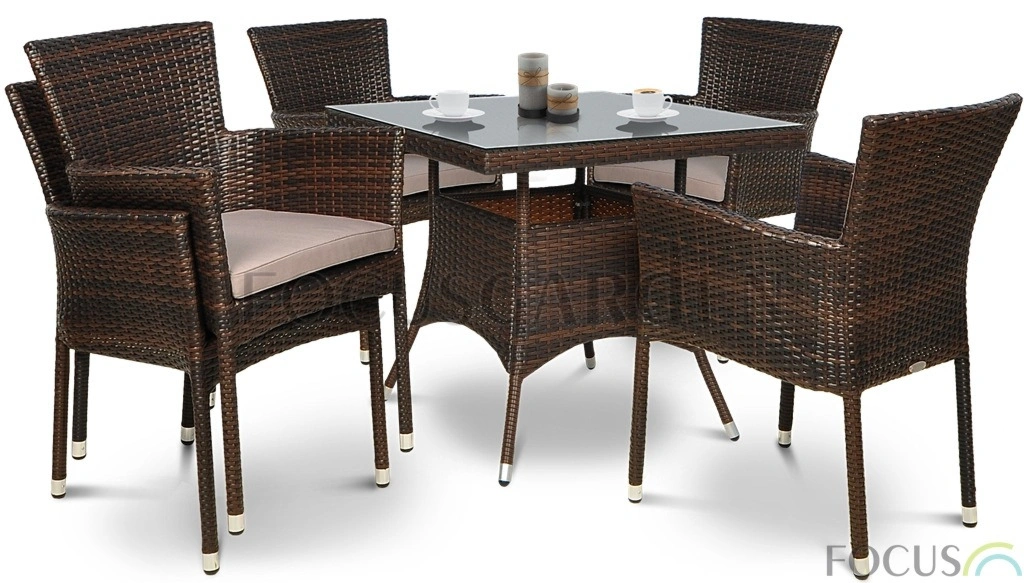 Zestaw z Technorattanu LERIDA/LUGO 4+1 Brown 1 szt
