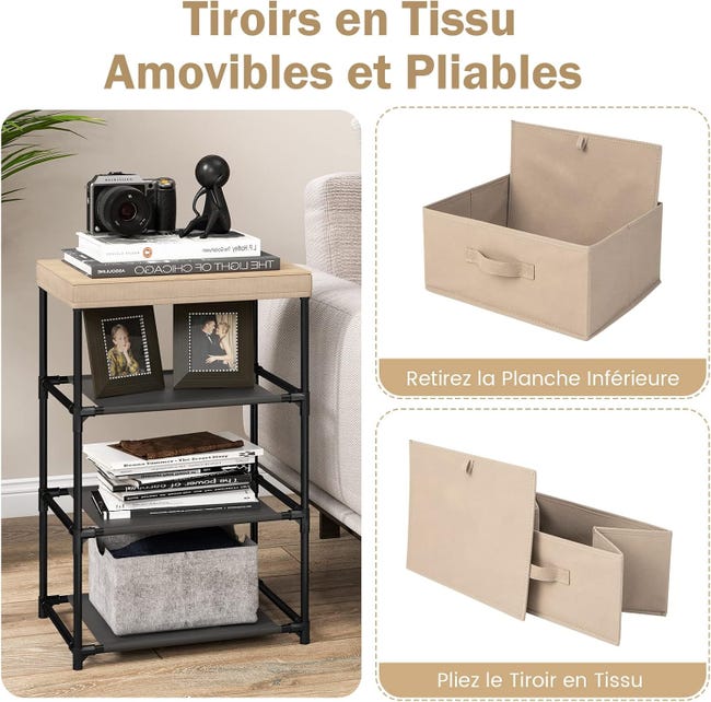 Cassetti in tessuto e struttura in bamboo cm 58x30h.73 cassettiera nuova art.80529 consegna gratuita Cassetti in tessuto e struttura in bamboo cm 58x30h.73 cassettiera nuova art.80529 consegna gratuita