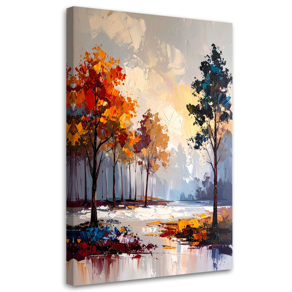 Obraz do salonu sypialni krajObraz las drzewa natura 60x90