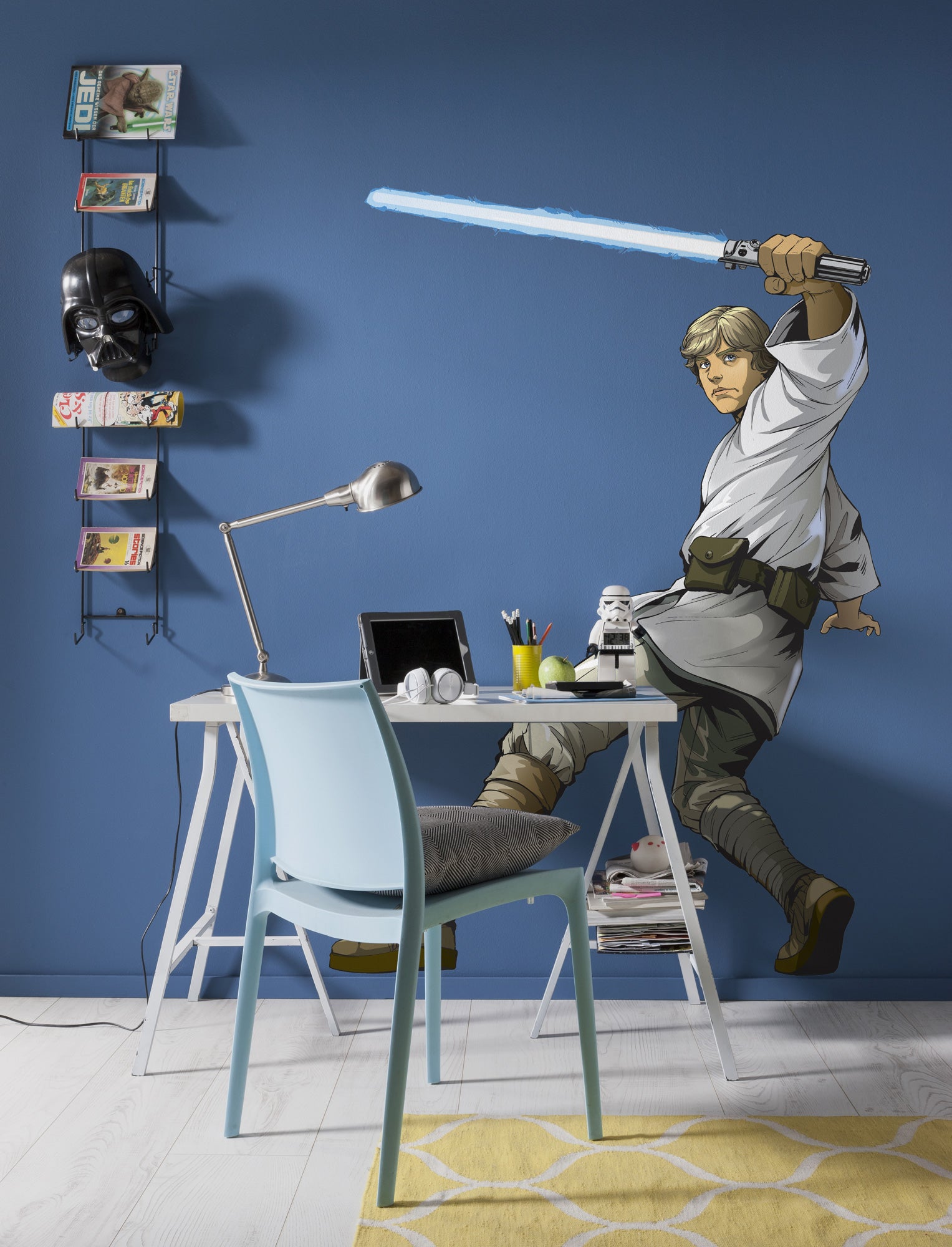 Vinilos decorativos gigantes de komar - star wars xxl luke skywalker - talla: 127 x 200 cm