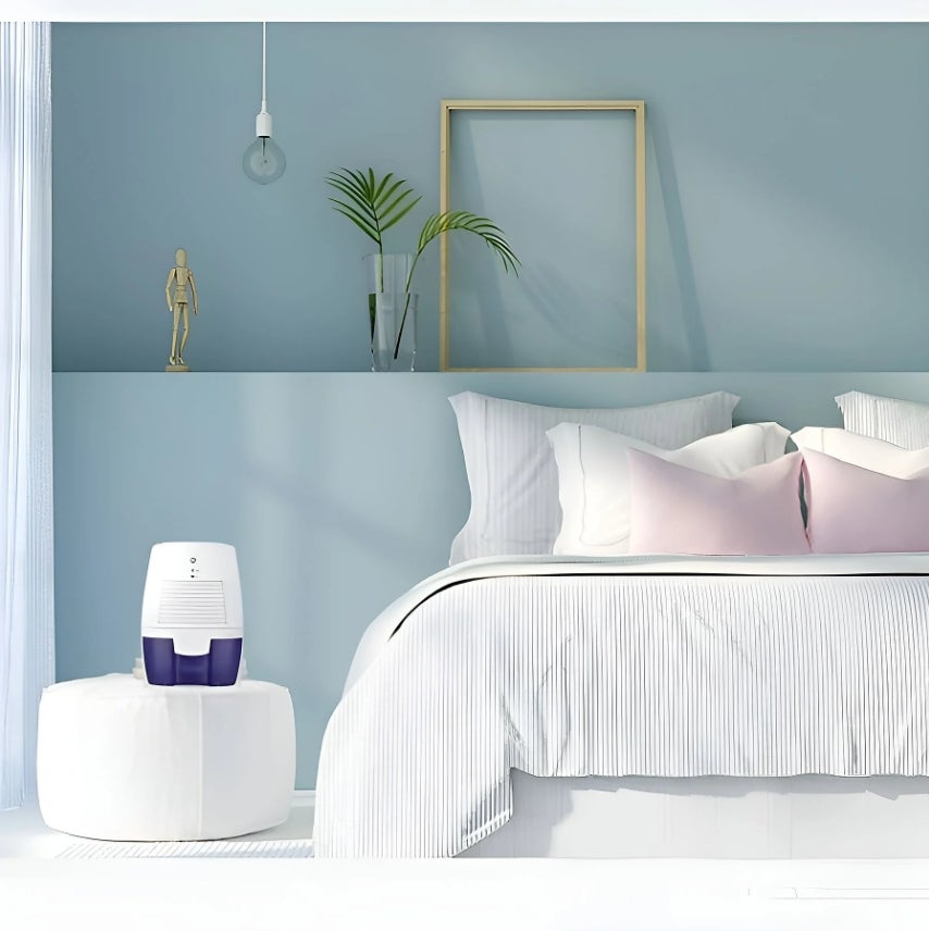 Deshumidificador eficiente para el hogar, portátil y de bajo consumo, blanco, tamaño de la habitación: 15 m², caudal de aire: 1,5 m - 3