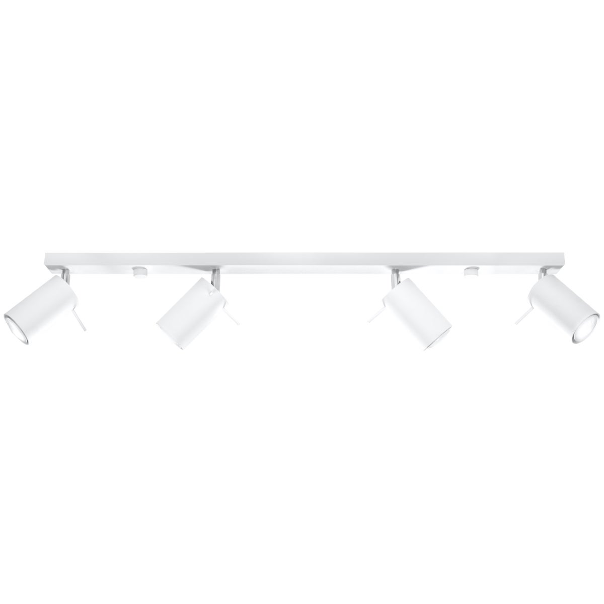 Reflektor sufitowy spot natynkowy Ring listwa biały chromowany 4xGU10x40W wym: 80 x 6 cm metal Sollux Lighting