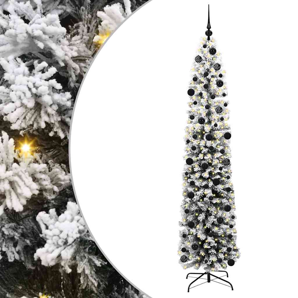 Sztuczna choinka z podstawą Zielony 240 cm PVC, stal i plastik