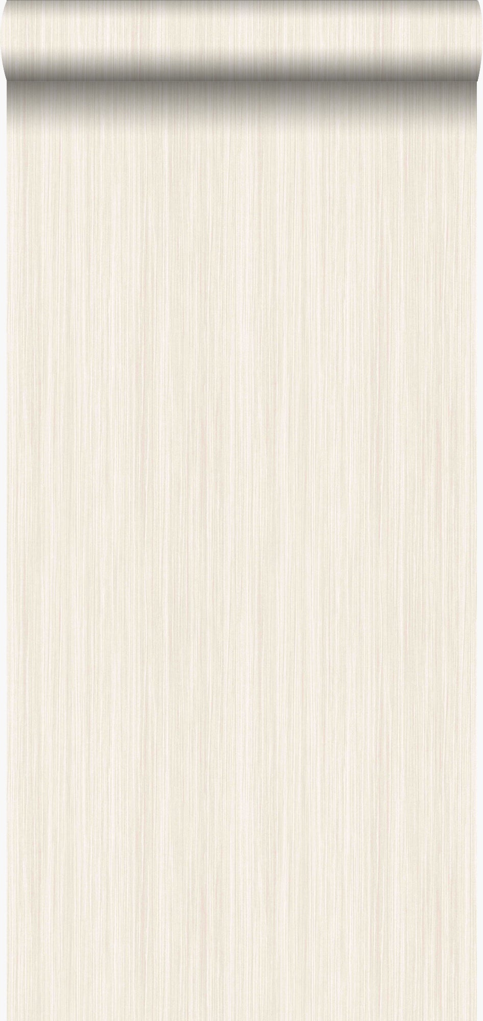 Tapeta delikatne paski kwitnącej bieli - 53 cm x 10.05 m - ORIGIN