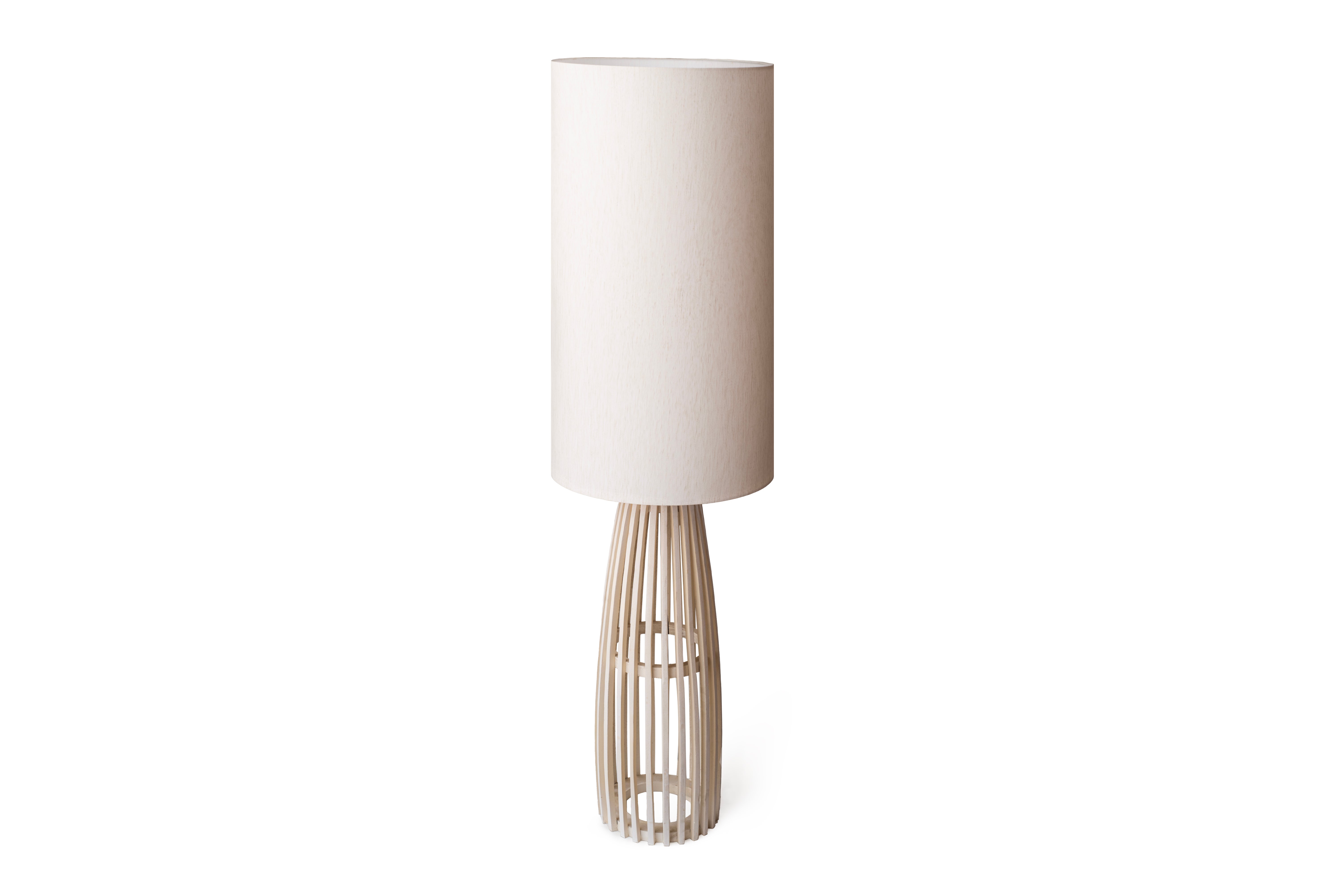 LAMPA DREWNIANA LISTWOWA 23x23x66CM