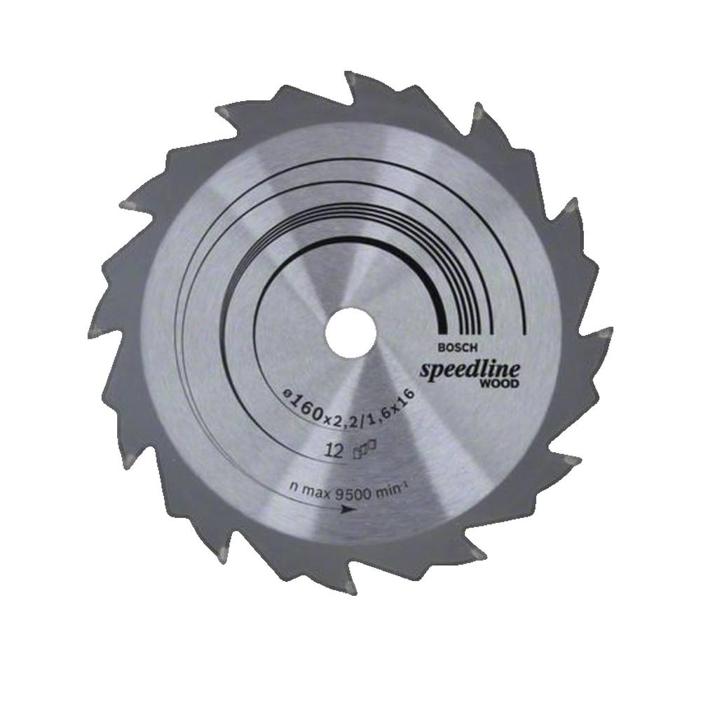 Tarcza do piły Bosch Speedline Wood 160 mm Stal SK5 hartowana