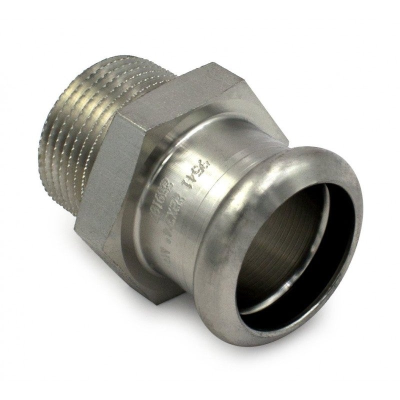 Adaptateur fileté 187 InoxPres Ø18 à sertir mâle 1/2