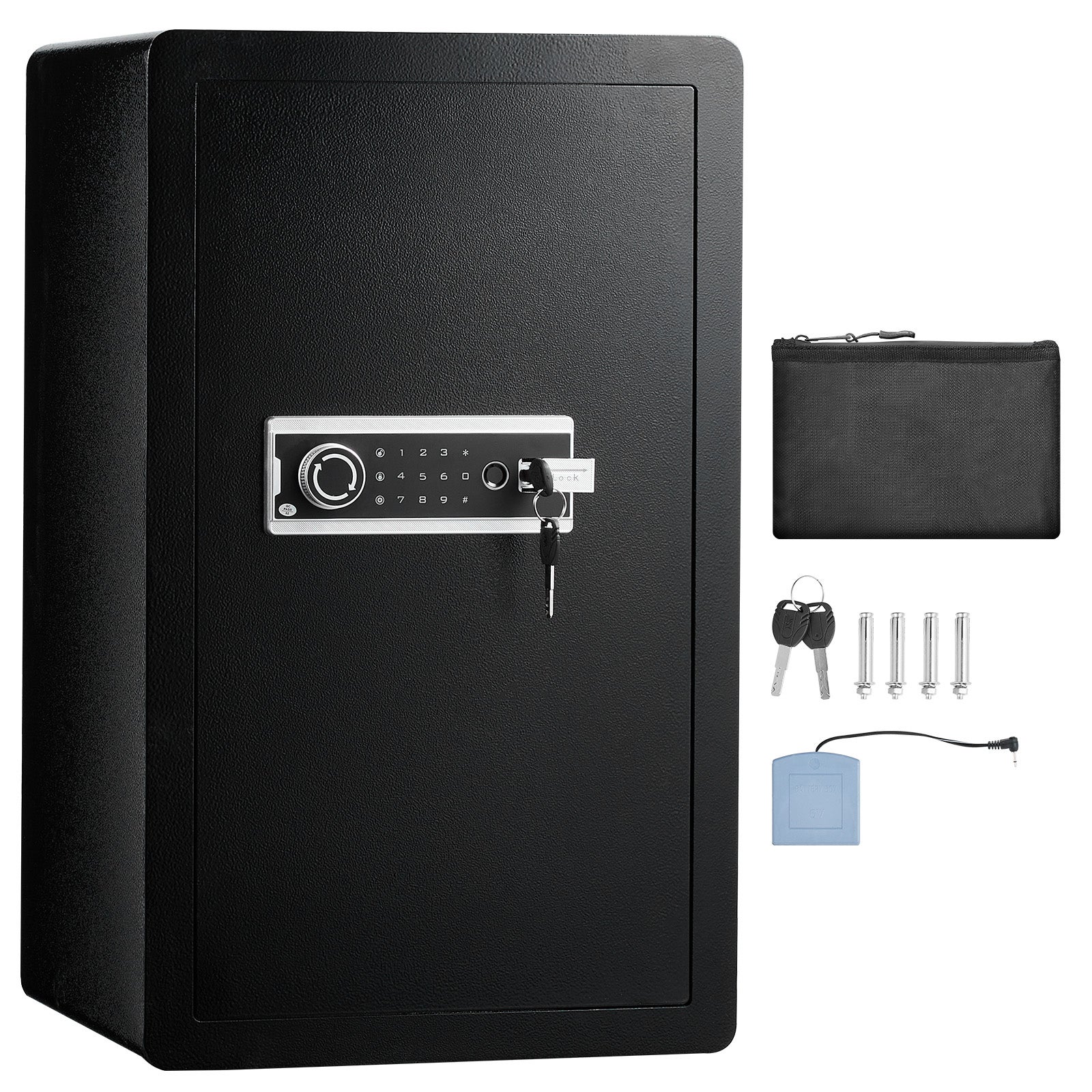 Caja Fuerte Para Hotel (1.36 Pies Cúbicos) Con Función De Auditoría, Contraseña De Administrador, Modo Silencioso, LED Y Teclado Retroiluminado. Caja Fuerte Para El Hogar Y Accesorios Seguros, Caja