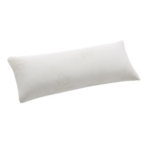 Nalui Almohada Copos Viscoelástica Blanco Lavanda (70x38 Cm), Firmeza Media