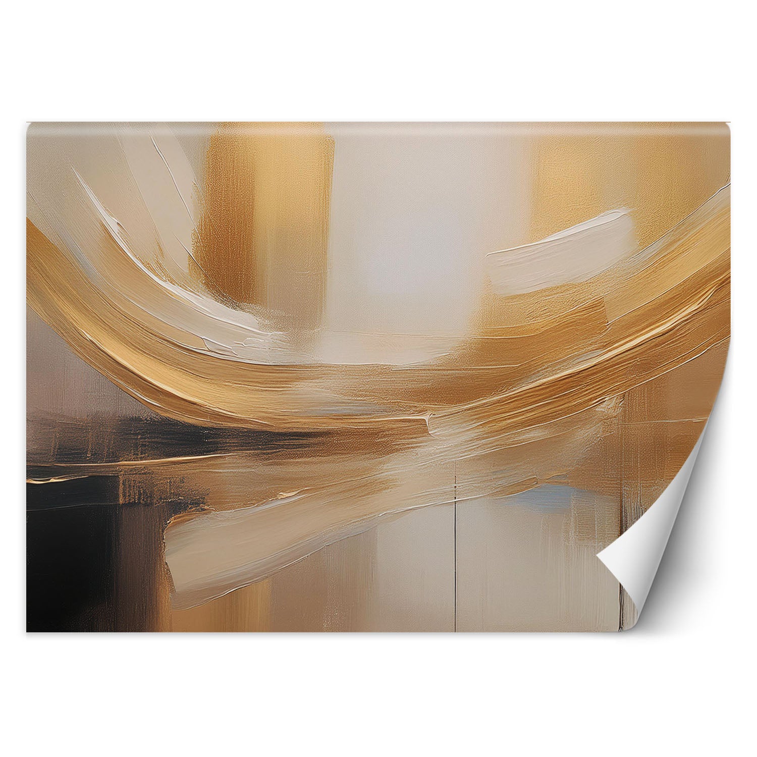 Fototapeta, Malowana Abstrakcja Beżowy 200x140