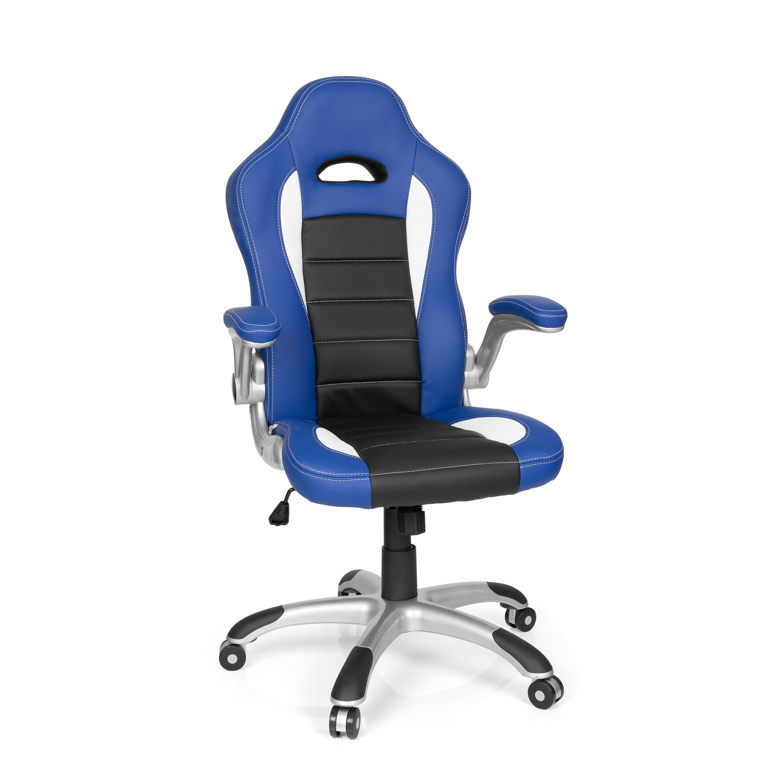 Krzesło gamingowe / krzesło biurowe GAME SPORT niebieski / czarny hjh OFFICE