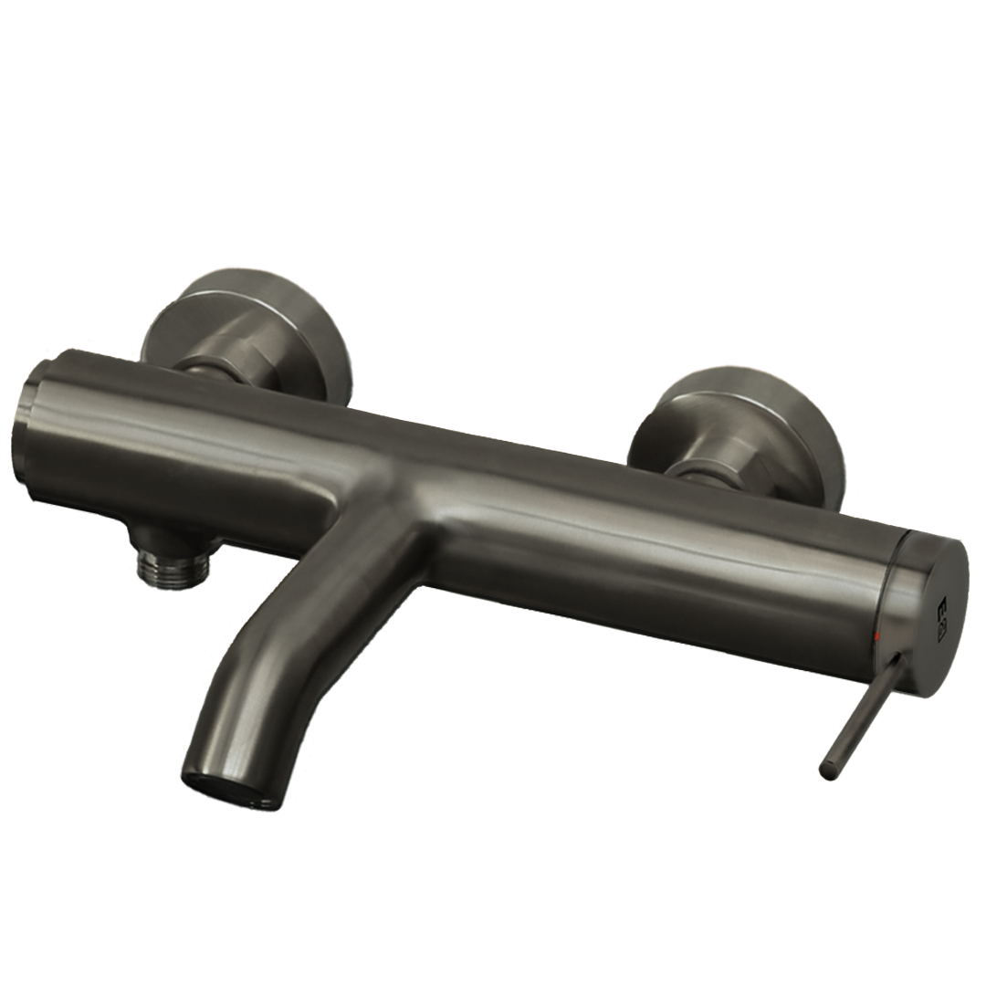 Luisa mieszacz wannowo-prysznicowy mechaniczny Szary gun metal