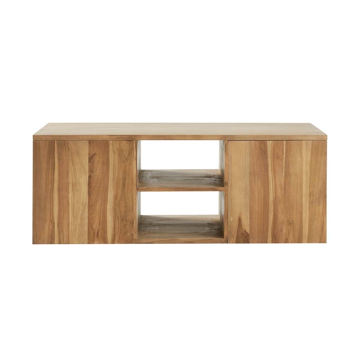 Meuble sous vasque en teck massif 135 cm NOA - 2