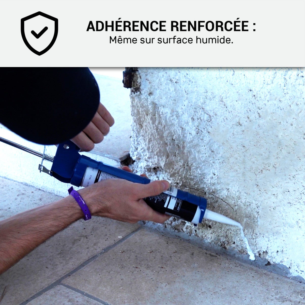 Mastic Polyuréthane Hybride Fissures et Joints : ARCAMASTIC JOINT ET COLLE Terre Cuite - 290 ml x 12 - ARCANE INDUSTRIES - 5
