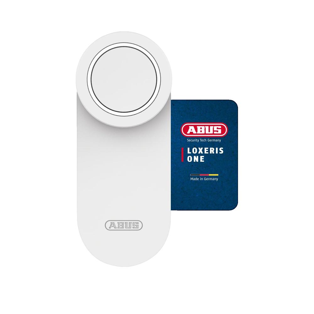 Zamek elektroniczny ABUS Loxeris One inteligentny dostęp elegancki design biały