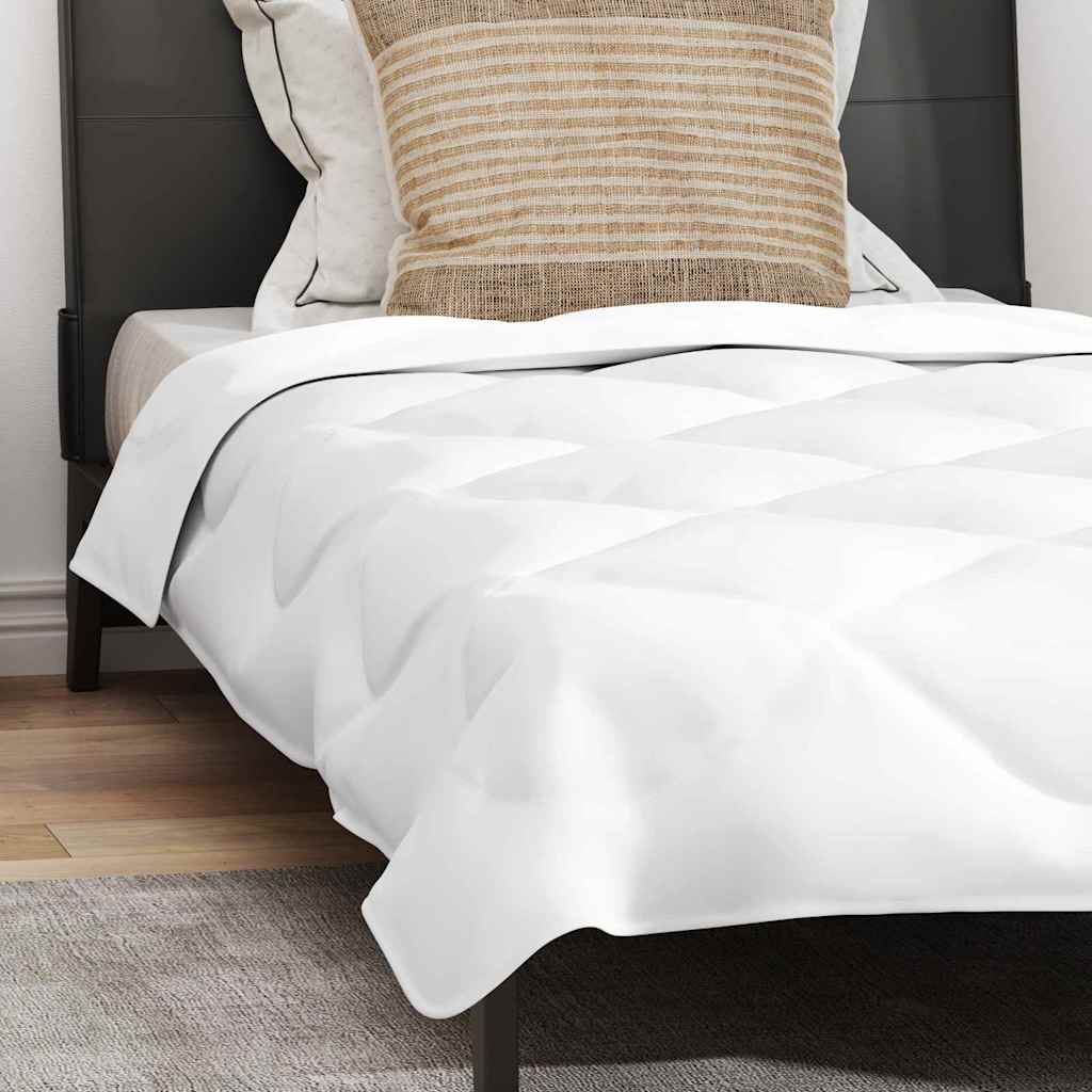 Duvet d'été simple 2 pcs | Couette Blanc 155 x 220 cm Microfibre - 5
