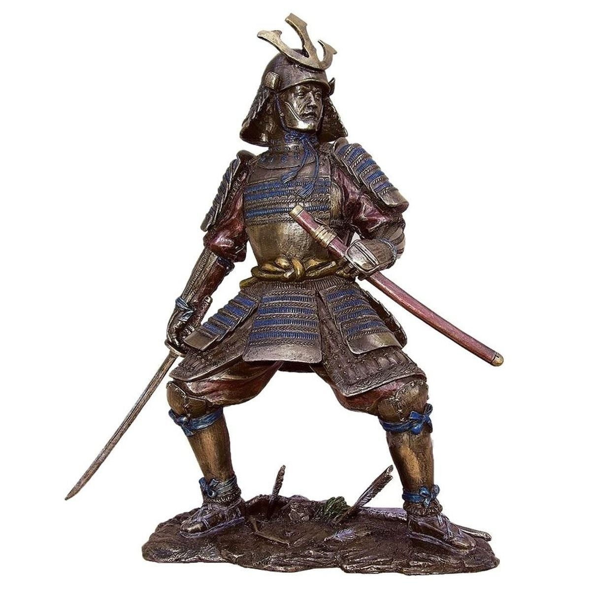 Statuette Samouraï Aspect Bronze - PARASTONE - Résine - Finition Bronze