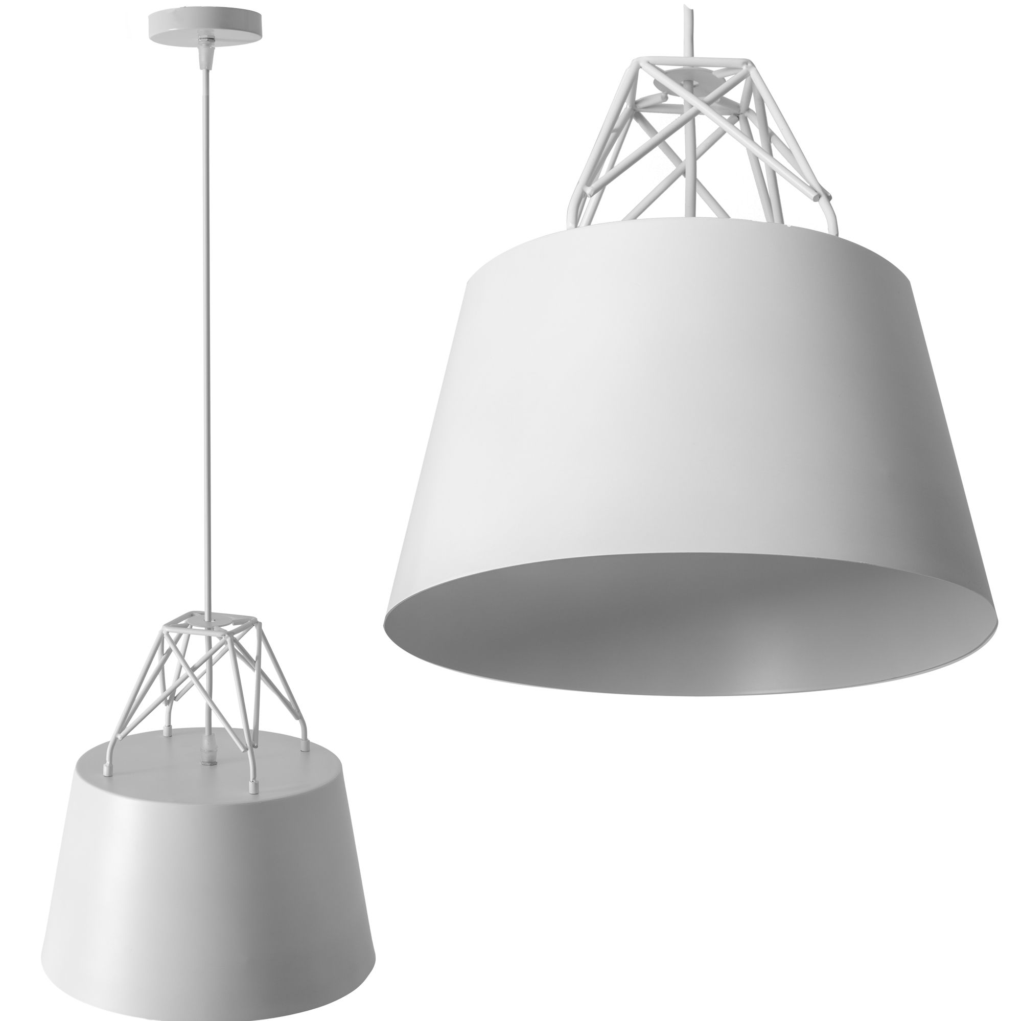 Lampa Sufitowa Wisząca Toolight App423-1Cp Biały