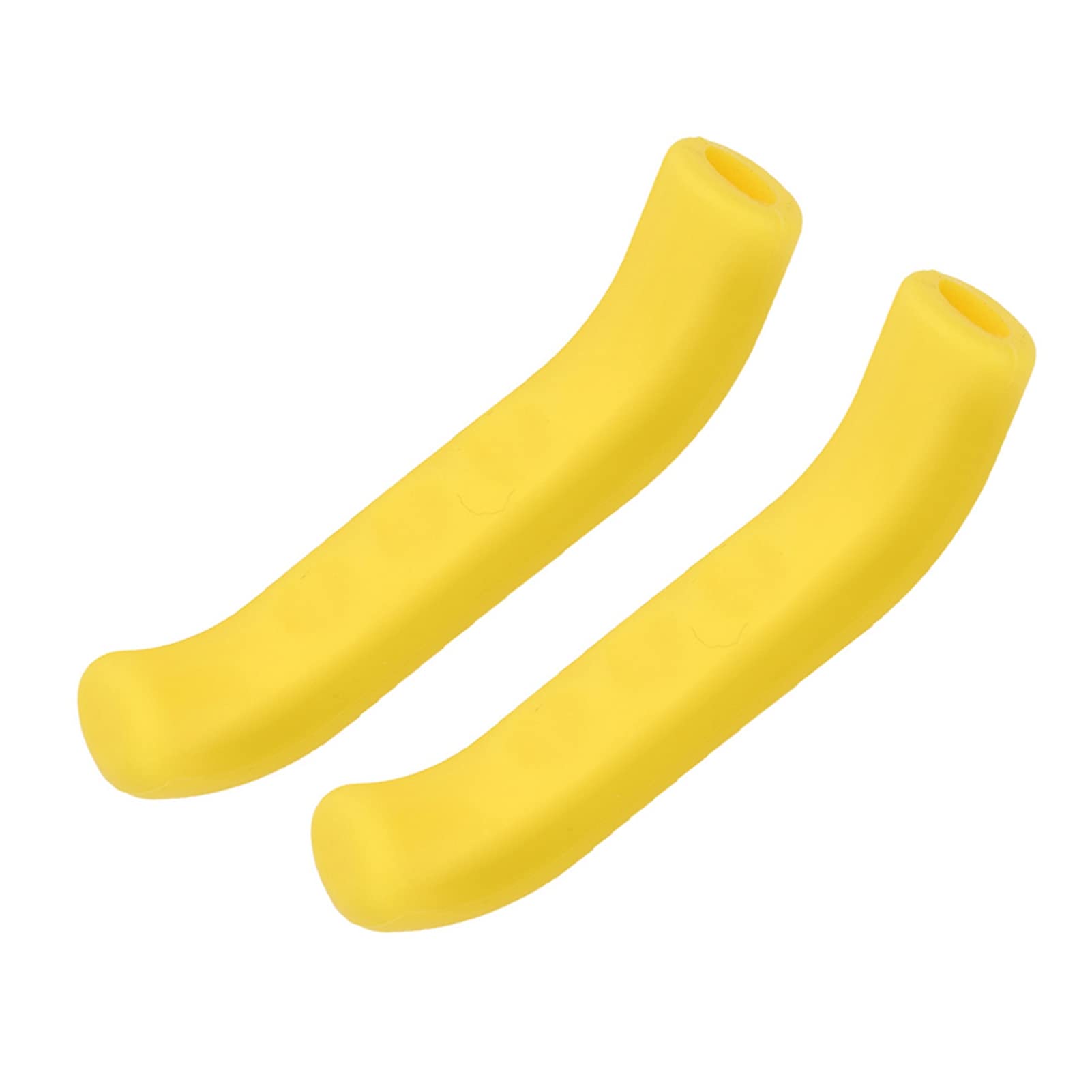 5 cores capa da alavanca do freio da bicicleta apertos de silicone anti deslizamento protetor à prova dwaterproof água acessório ciclismo (amarelo) - 2