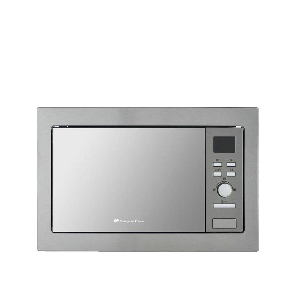 Continental Edison Microondas Grill Empotrable Grill 1000 W Plateado , Leroy Merlin