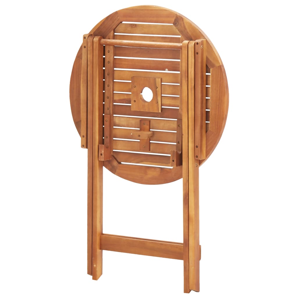 Table à manger de jardin rectangulaire en Bois Marron - 6