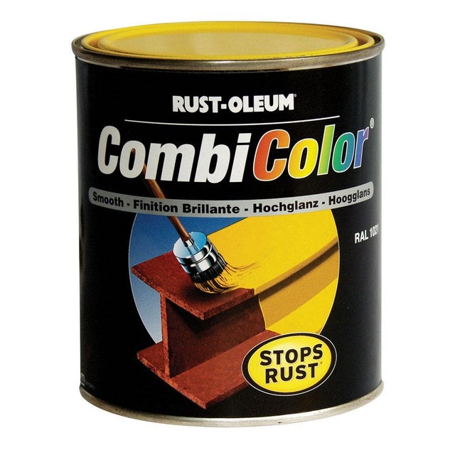 Rust Oleum - Peinture antirouille CombiColor Jaune Narcisse RAL1007 (2.5 L) - 7348.2.5