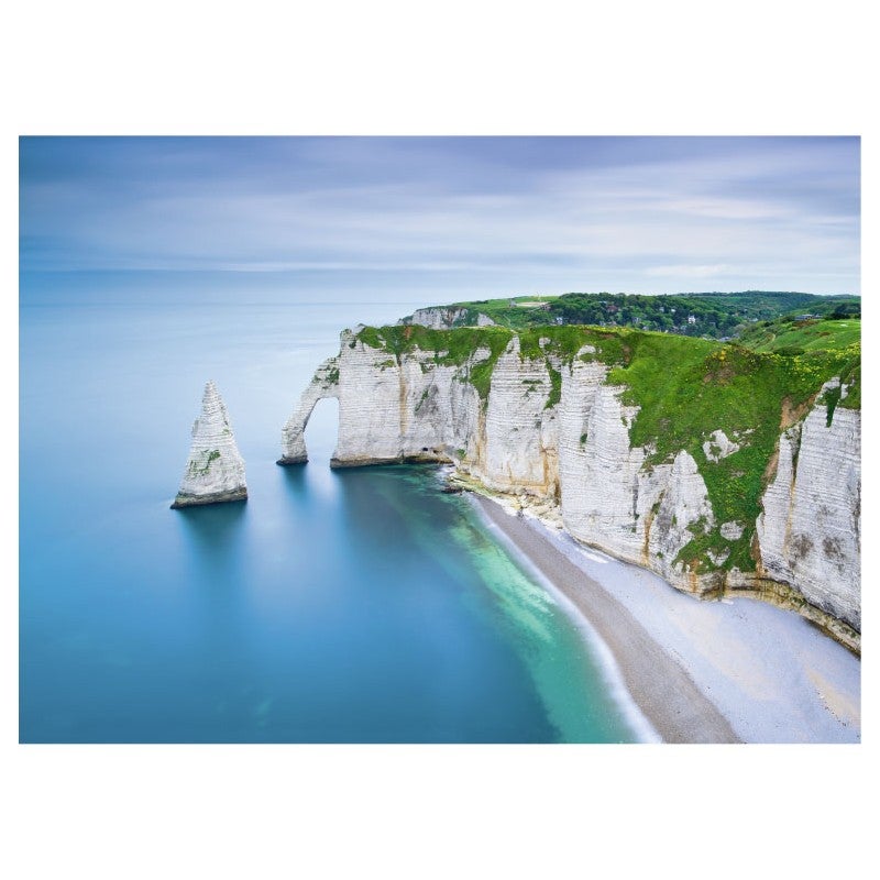 Tableau toile en kit ETRETAT 180 x 130 cm - Toile textile sans PVC, Made in France par Scenolia - 2