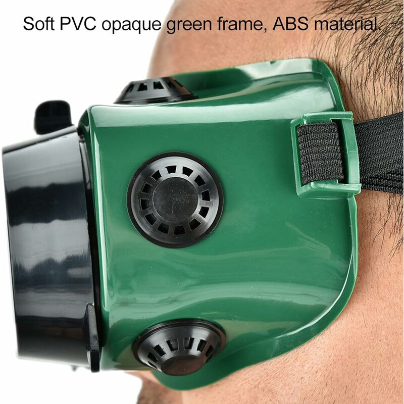 Lunettes de Soudure Avant Rabattables, Lunettes de Protection pour Soudeuses avec Objectif 50mm Lunettes de Protection Utilisées - 5
