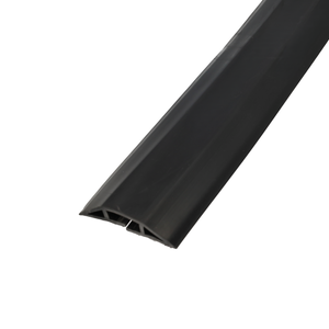 Goulotte Câble Noir 3m - Protecteur Fils Auto-adhésif Pour Sol/mur - Cache Câbles électrique, Ethernet - Maison, Bureau, Atelier