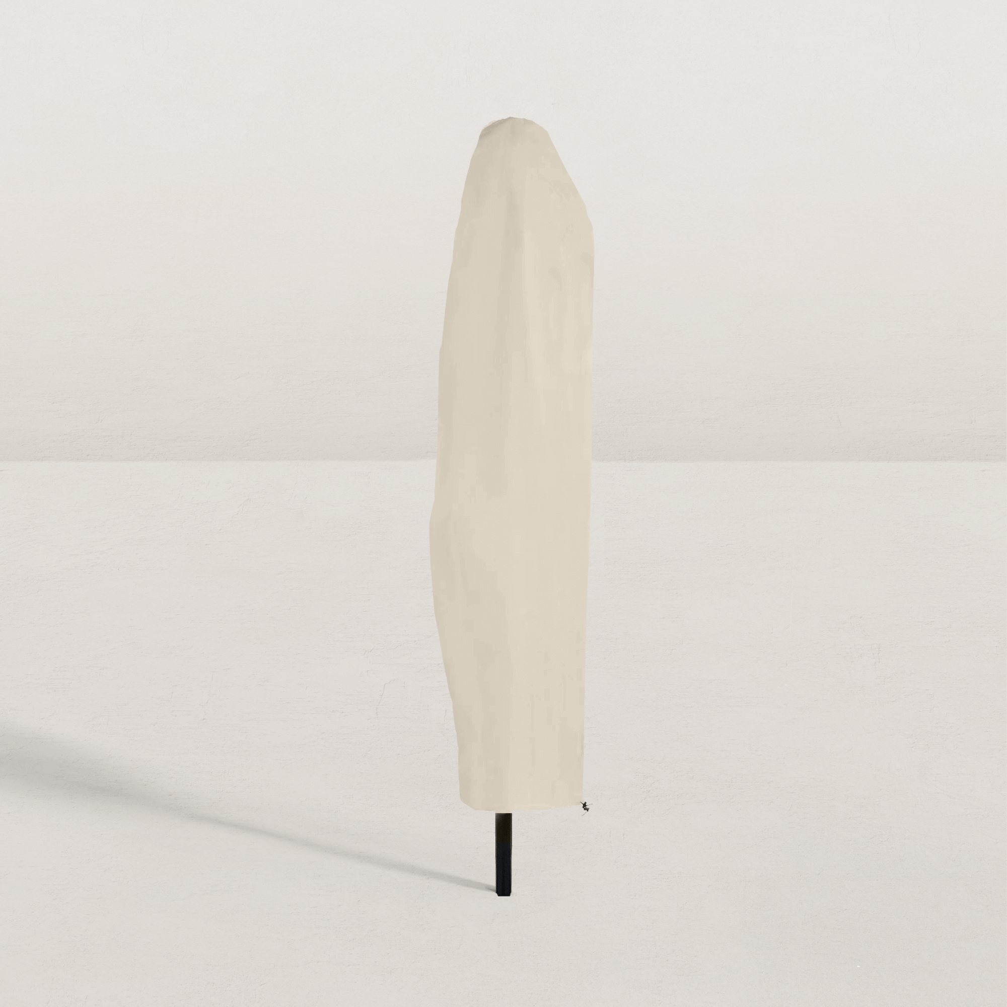Housse De Protection Pour Parasol Droit Rond 270 Cm - Toile Polyester 240 G/m², Imperméable Déperlant, Avec Cordon De Serrage