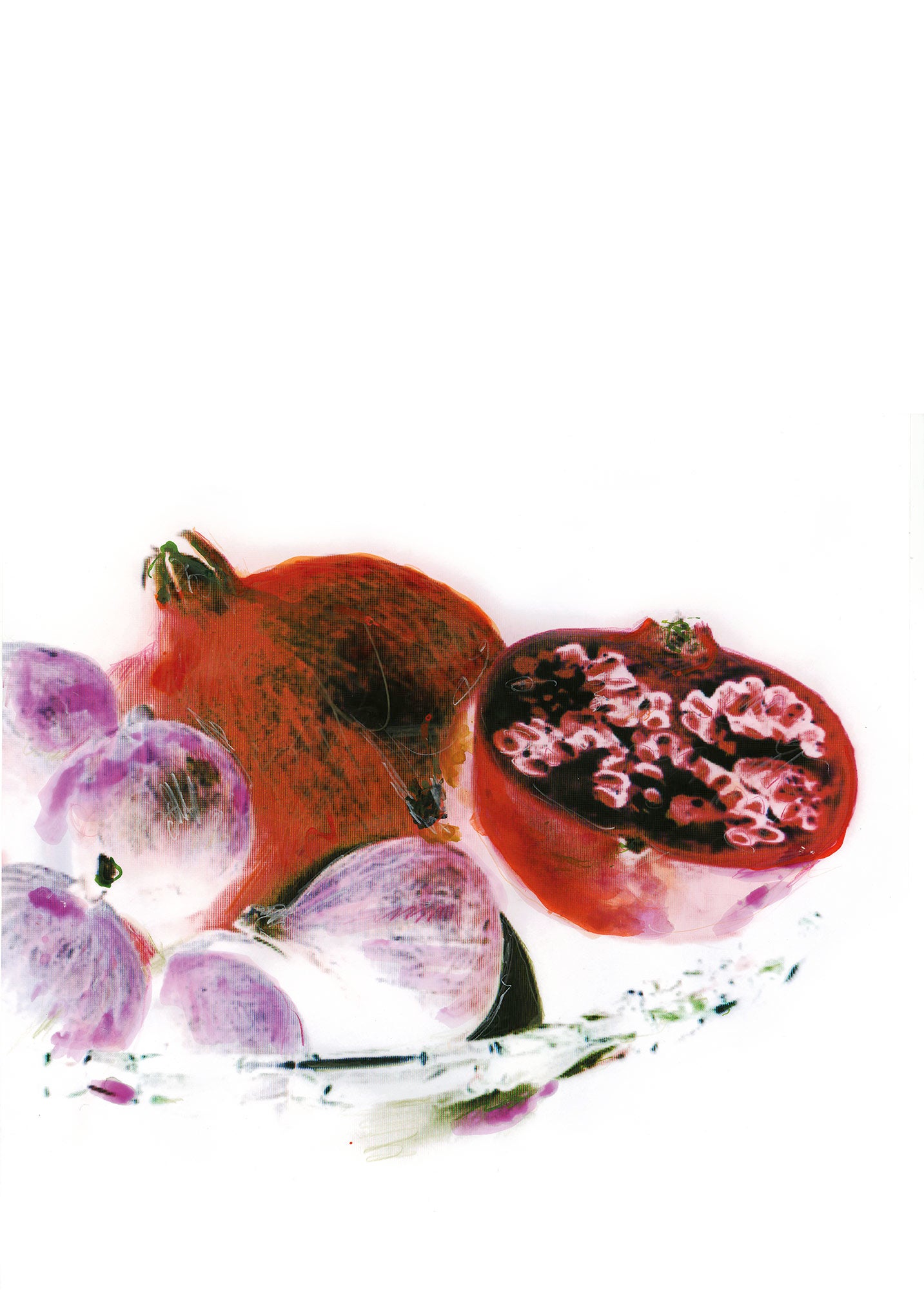 Poster d'art de Komar - Roswitha Huber Dinner Mediterranean - Taille: 50 x 70 cm - 2