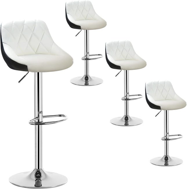 Rhotree Taburetes De Bar De Altura De Ostrador De 26 Pulgadas, Juego De 2 Taburetes De Bar De