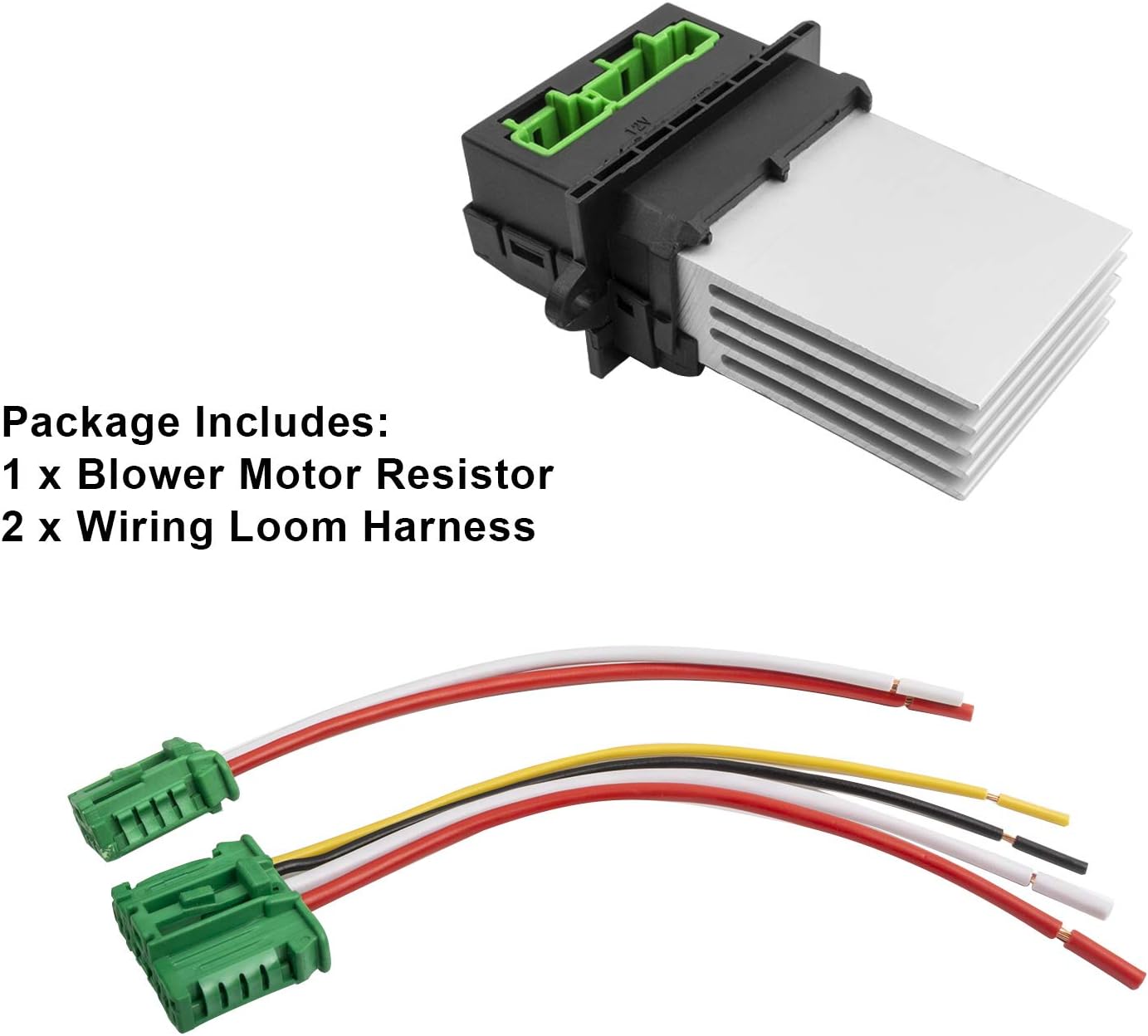 Résistance Chauffage Scenic 2+ - Compatible pour Mégane, Twingo, Modus, C5, Ventilation Clim Automatique - 4
