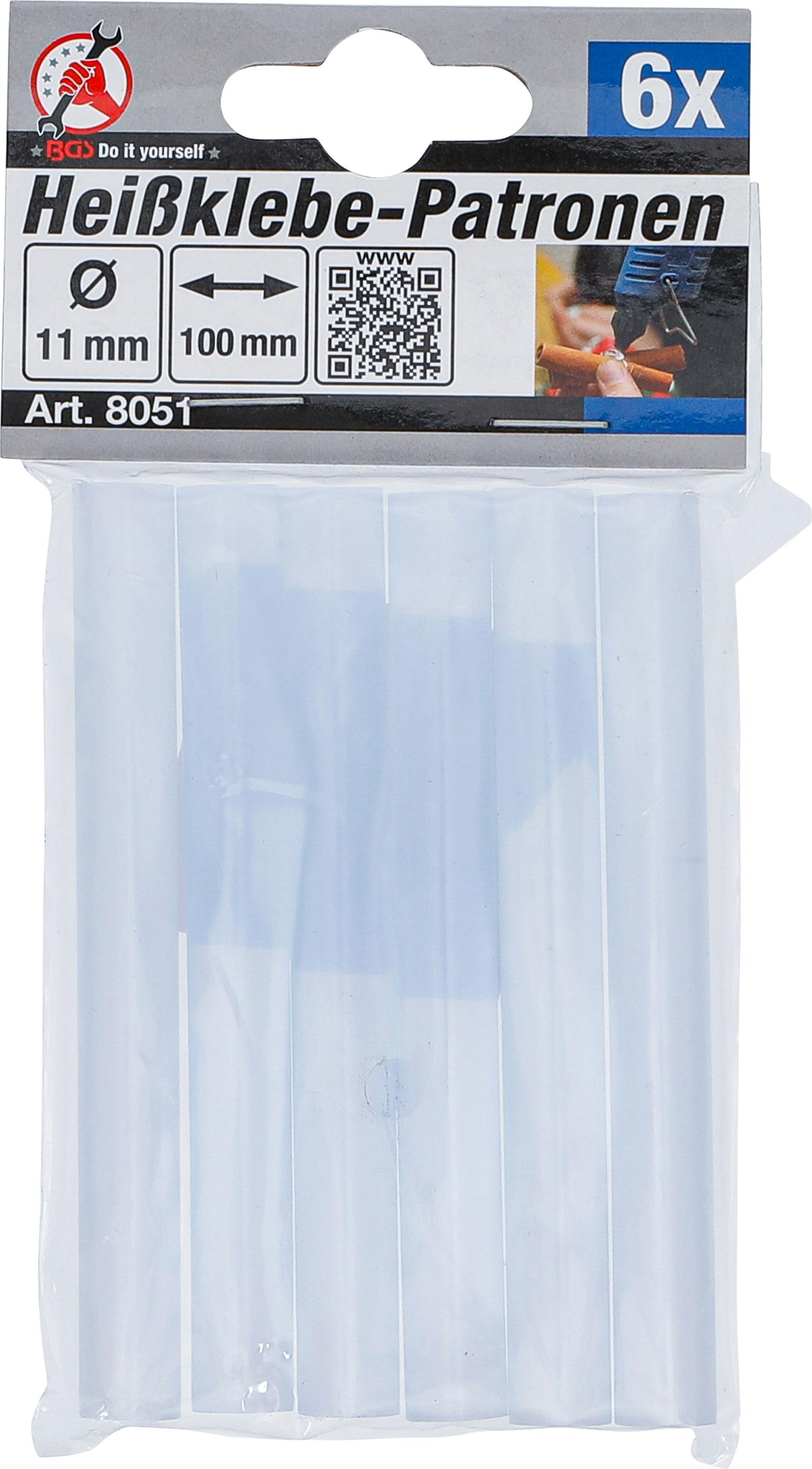 Bâtonnets de colle chaude | transparent | Ø 11 mm, 100&nbsp;mm | 6&nbsp;pièces - 3